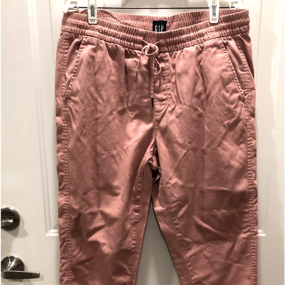 Gap cotton canvas pull on pants